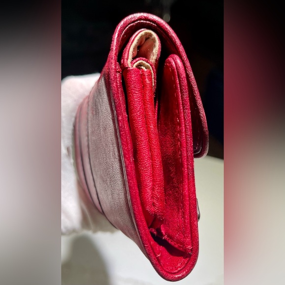 JUICY COUTURE Leather Wallet, Distressed Red - Picture 8 of 8